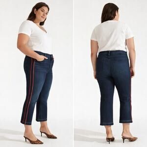 Veronica Beard Carolyn High Rise Baby Boot Jeans Plus size 24